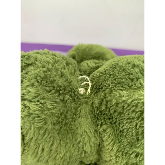 Mary Myers Floppy 10 Inch Green Frog Worn Tags Brown Plastic Eyes Plush Stuffed - Picture 8 of 10